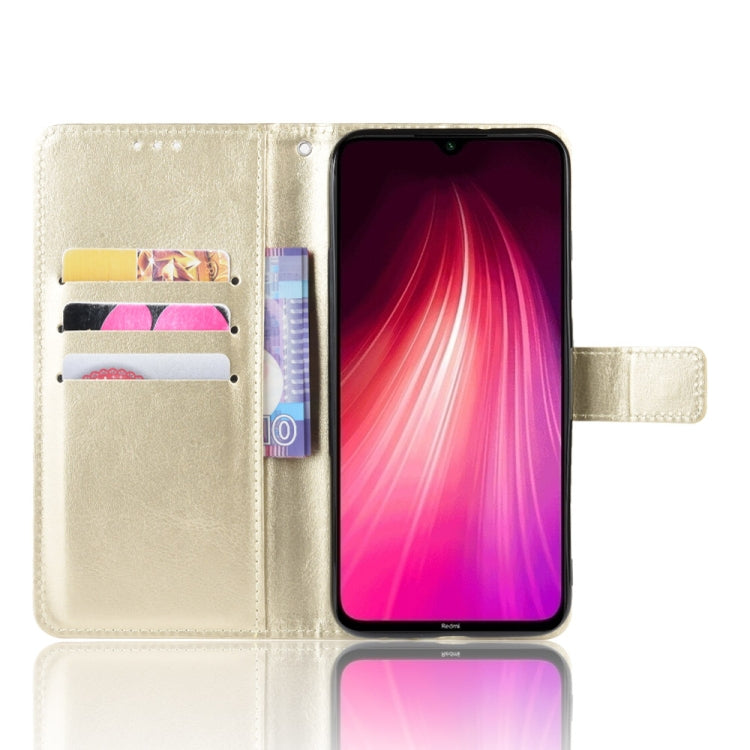 For Xiaomi Redmi Note 8T Retro Crazy Horse Texture Horizontal Flip Leather Case with Holder & Card Slots & Photo Frame