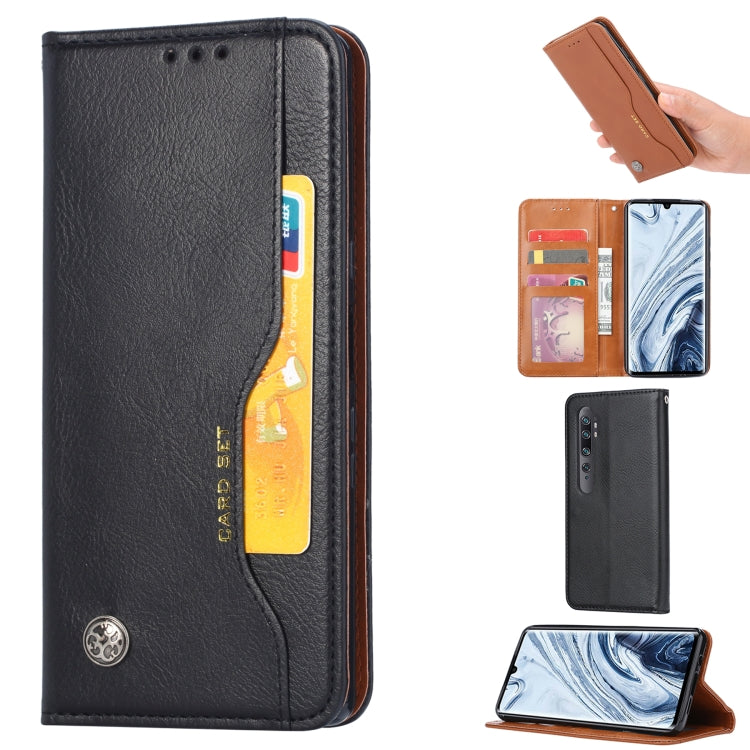 For Xiaomi Mi Note 10 / Note 10 Pro / CC9 Pro Knead Skin Texture Horizontal Flip Leather Case with Photo Frame & Holder & Card Slots & Wallet