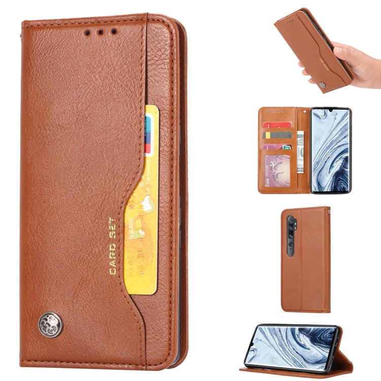 For Xiaomi Mi Note 10 / Note 10 Pro / CC9 Pro Knead Skin Texture Horizontal Flip Leather Case with Photo Frame & Holder & Card Slots & Wallet