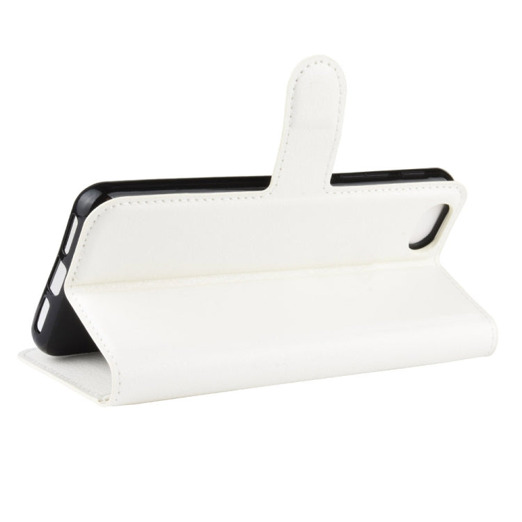 For Alcatel 1v (2019) (Fingerprint-free Version)Litchi Texture Horizontal Flip Protective Case with Holder & Card Slots & Wallet