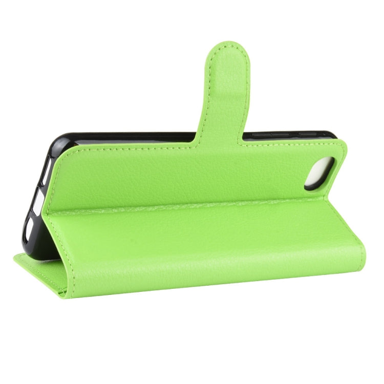 For Alcatel 1v (2019) (Fingerprint-free Version)Litchi Texture Horizontal Flip Protective Case with Holder & Card Slots & Wallet