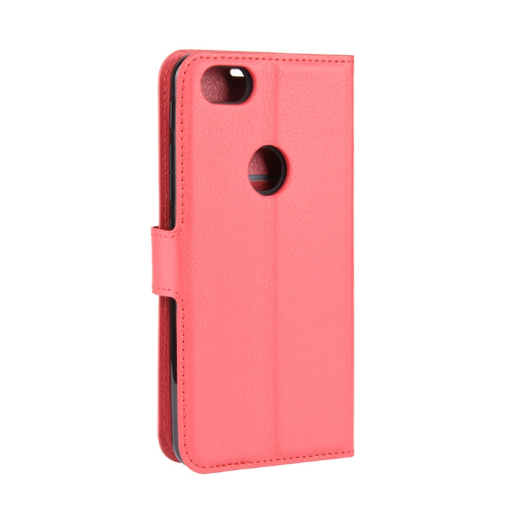 For Alcatel 1v (2019) (Fingerprint Version)Litchi Texture Horizontal Flip Protective Case with Holder & Card Slots & Wallet