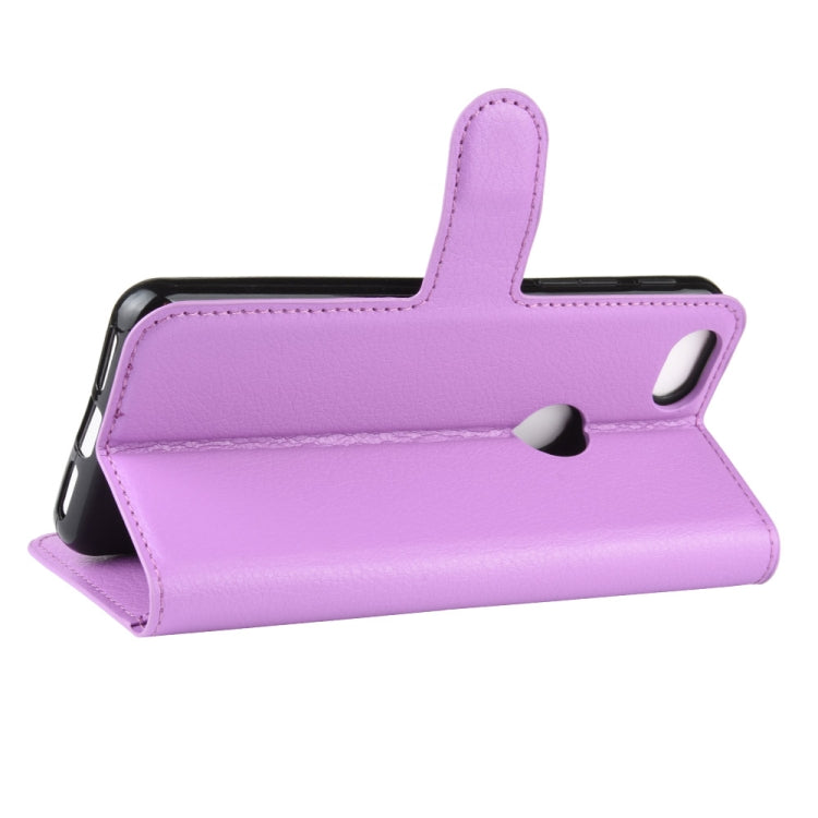 For Alcatel 1v (2019) (Fingerprint Version)Litchi Texture Horizontal Flip Protective Case with Holder & Card Slots & Wallet