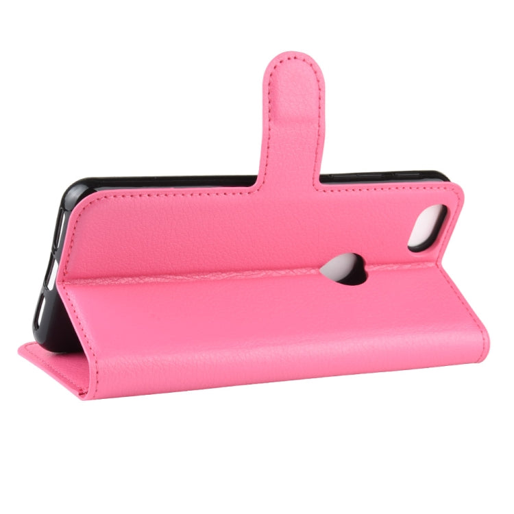 For Alcatel 1v (2019) (Fingerprint Version)Litchi Texture Horizontal Flip Protective Case with Holder & Card Slots & Wallet