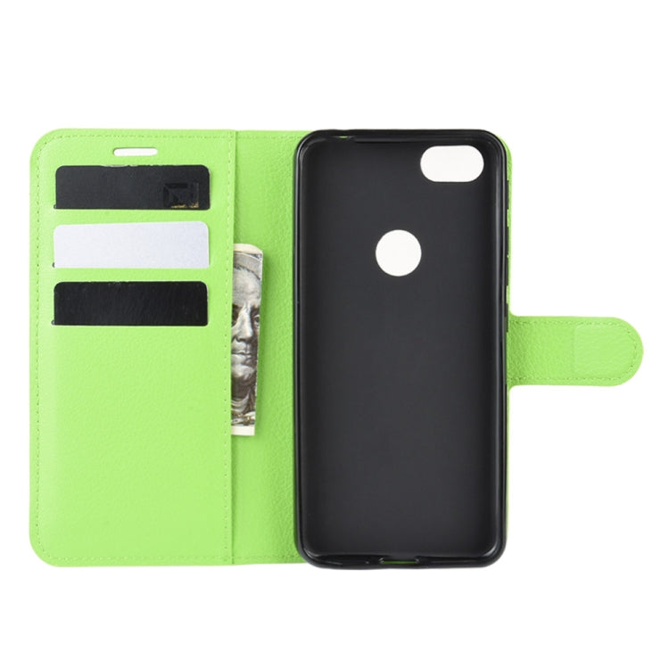 For Alcatel 1v (2019) (Fingerprint Version)Litchi Texture Horizontal Flip Protective Case with Holder & Card Slots & Wallet