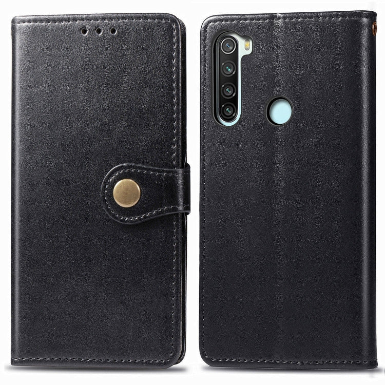 For Xiaomi Redmi Note 8T ENKAY Hat-Prince Litchi Texture Horizontal Flip Leather Case with Card Slots
