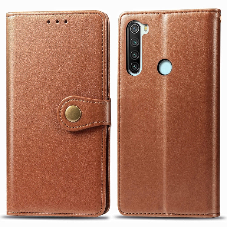 For Xiaomi Redmi Note 8T ENKAY Hat-Prince Litchi Texture Horizontal Flip Leather Case with Card Slots