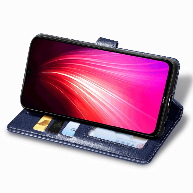 For Xiaomi Redmi Note 8T ENKAY Hat-Prince Litchi Texture Horizontal Flip Leather Case with Card Slots