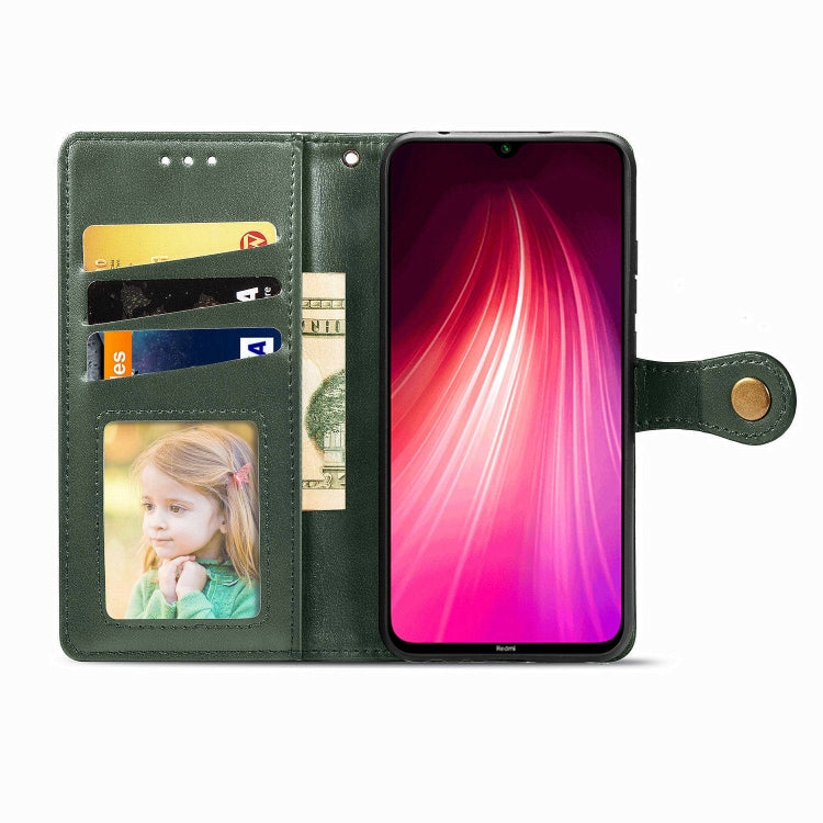 For Xiaomi Redmi Note 8T ENKAY Hat-Prince Litchi Texture Horizontal Flip Leather Case with Card Slots