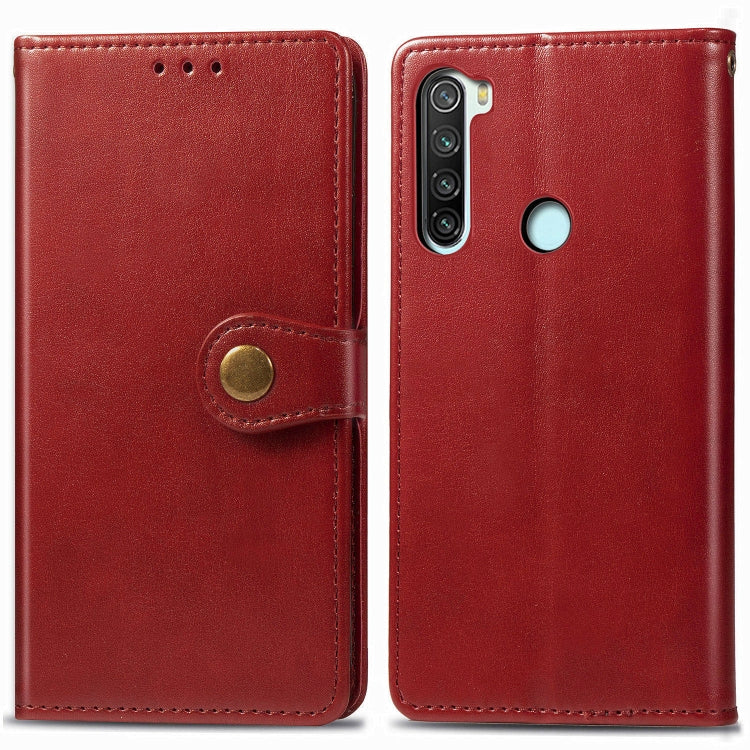 For Xiaomi Redmi Note 8T ENKAY Hat-Prince Litchi Texture Horizontal Flip Leather Case with Card Slots