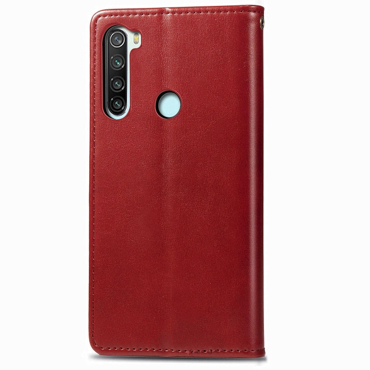 For Xiaomi Redmi Note 8T ENKAY Hat-Prince Litchi Texture Horizontal Flip Leather Case with Card Slots