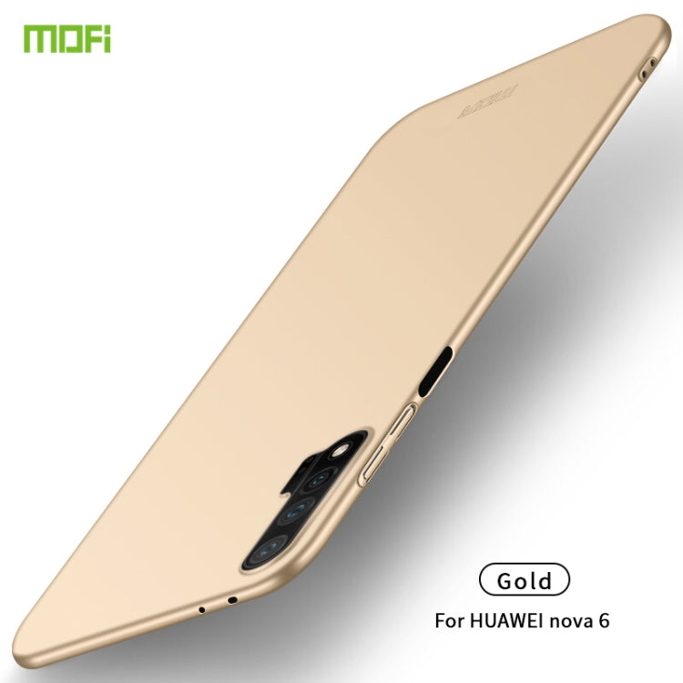 For Huawei Nova 6 MOFI Frosted PC Ultra-thin Hard Case