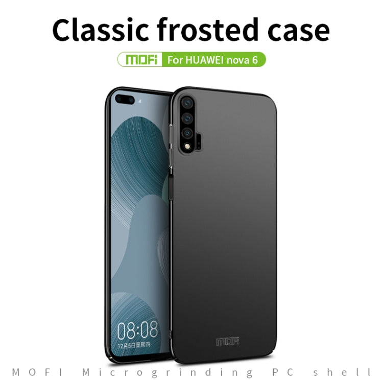 For Huawei Nova 6 MOFI Frosted PC Ultra-thin Hard Case