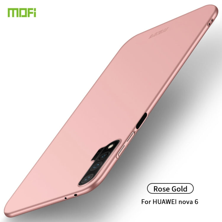 For Huawei Nova 6 MOFI Frosted PC Ultra-thin Hard Case