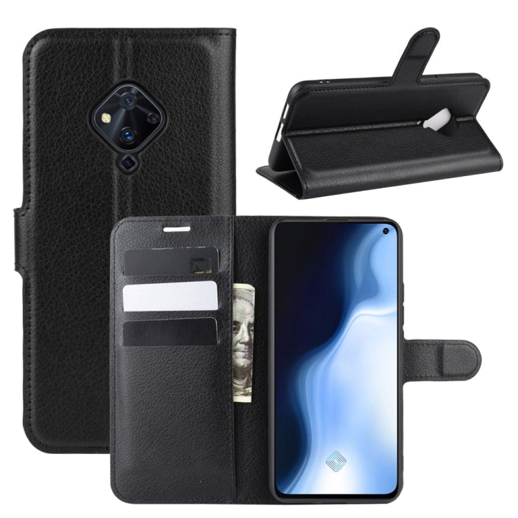 For Vivo S5 Litchi Texture Horizontal Flip Protective Case with Holder & Card Slots & Wallet