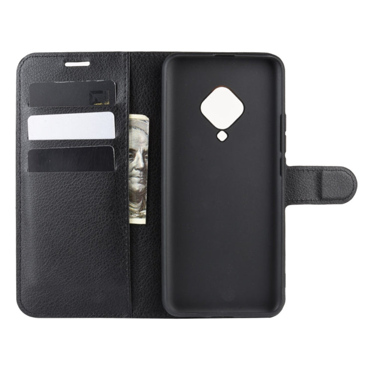 For Vivo S5 Litchi Texture Horizontal Flip Protective Case with Holder & Card Slots & Wallet