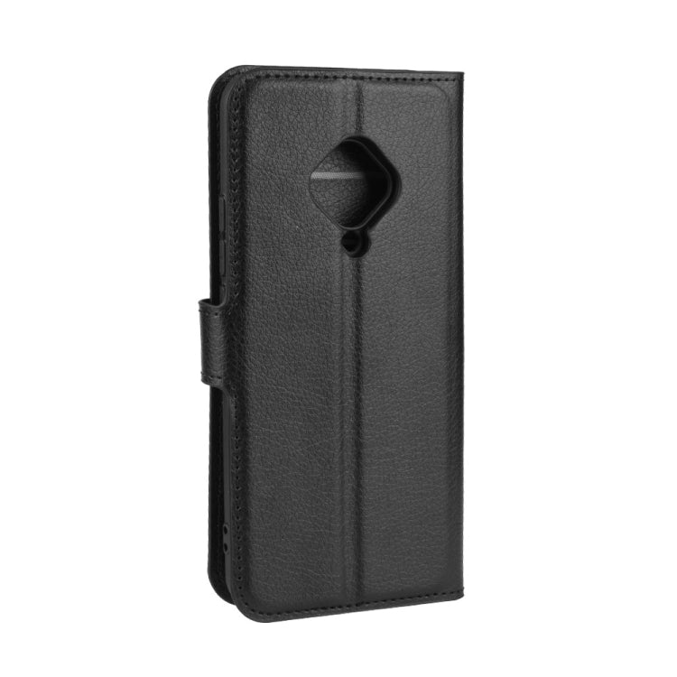 For Vivo S5 Litchi Texture Horizontal Flip Protective Case with Holder & Card Slots & Wallet