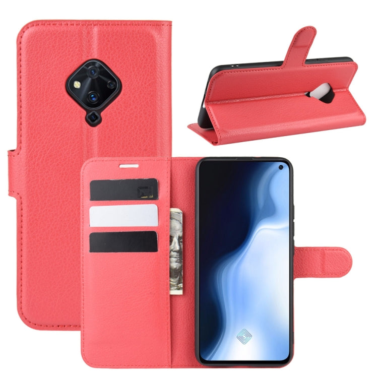 For Vivo S5 Litchi Texture Horizontal Flip Protective Case with Holder & Card Slots & Wallet