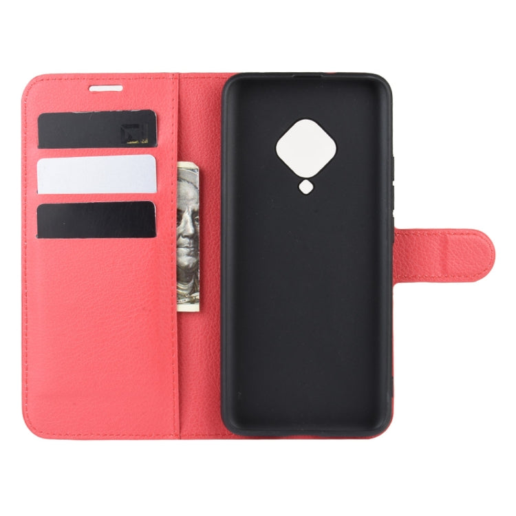 For Vivo S5 Litchi Texture Horizontal Flip Protective Case with Holder & Card Slots & Wallet