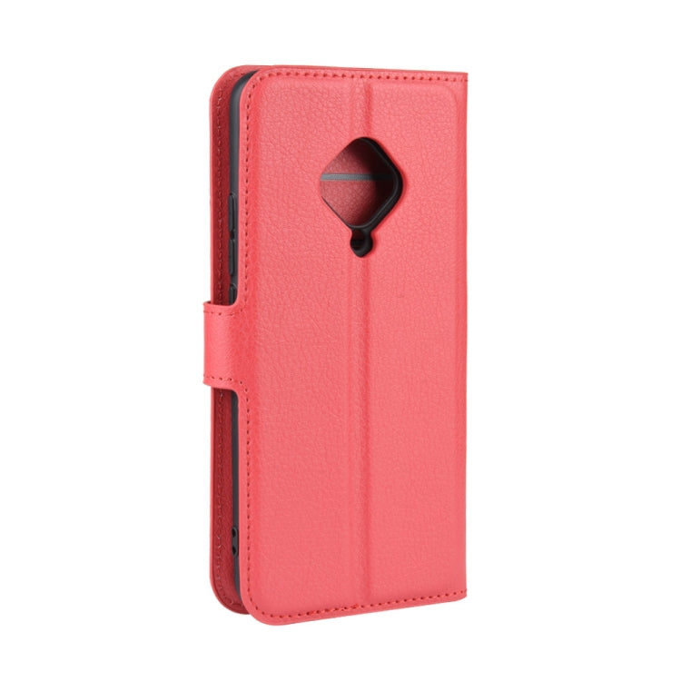 For Vivo S5 Litchi Texture Horizontal Flip Protective Case with Holder & Card Slots & Wallet