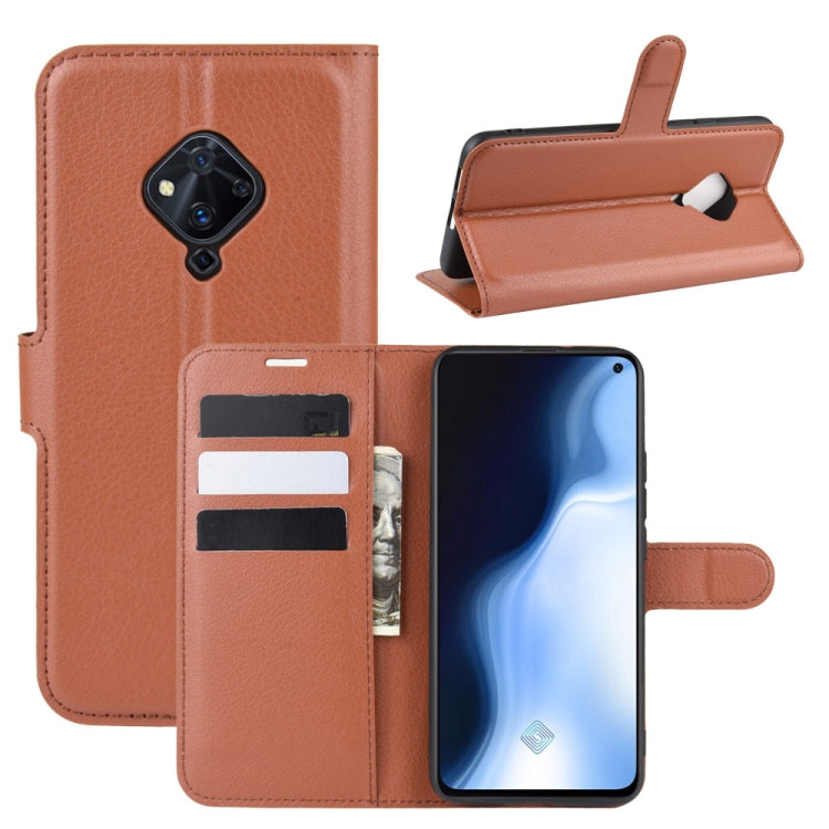 For Vivo S5 Litchi Texture Horizontal Flip Protective Case with Holder & Card Slots & Wallet