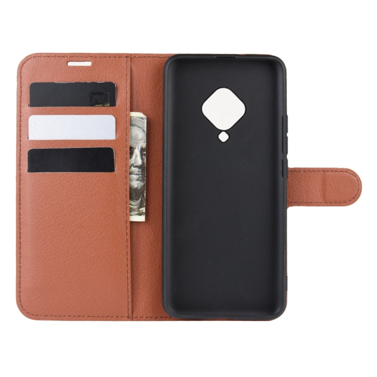 For Vivo S5 Litchi Texture Horizontal Flip Protective Case with Holder & Card Slots & Wallet
