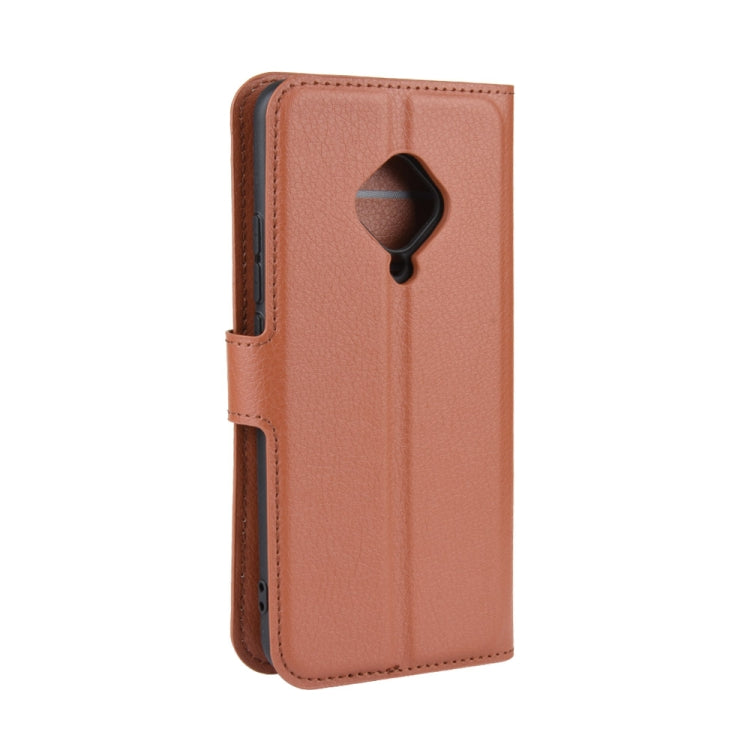 For Vivo S5 Litchi Texture Horizontal Flip Protective Case with Holder & Card Slots & Wallet