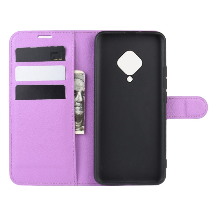 For Vivo S5 Litchi Texture Horizontal Flip Protective Case with Holder & Card Slots & Wallet