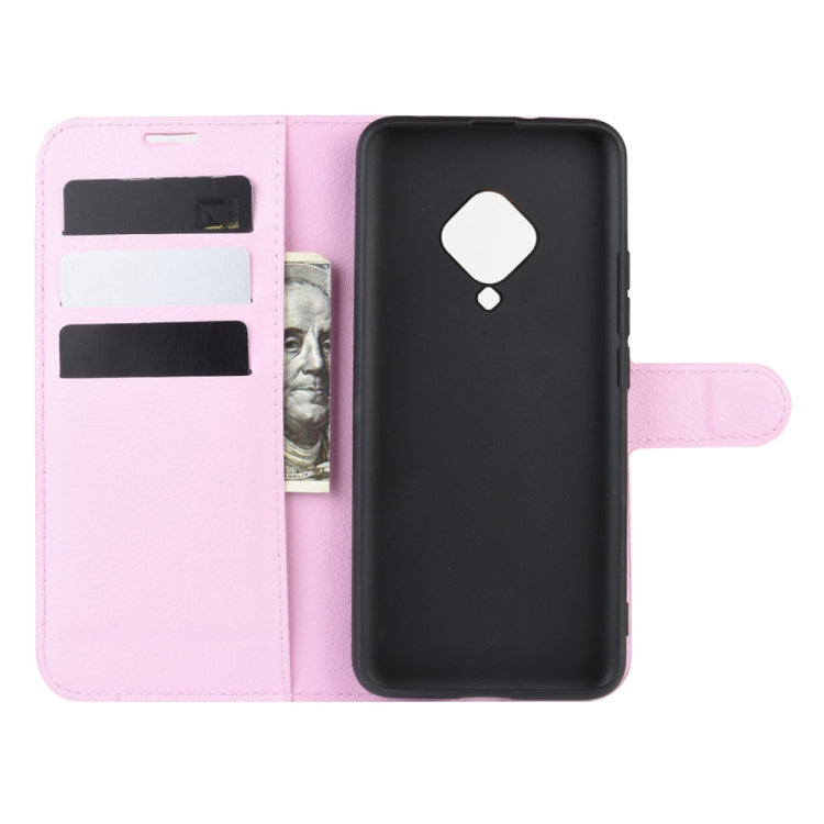 For Vivo S5 Litchi Texture Horizontal Flip Protective Case with Holder & Card Slots & Wallet
