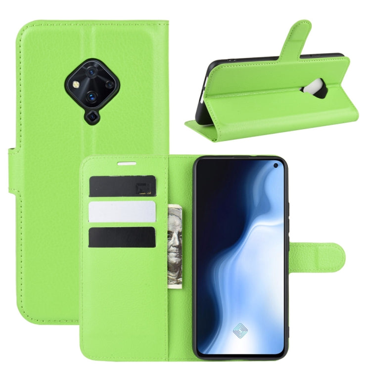 For Vivo S5 Litchi Texture Horizontal Flip Protective Case with Holder & Card Slots & Wallet