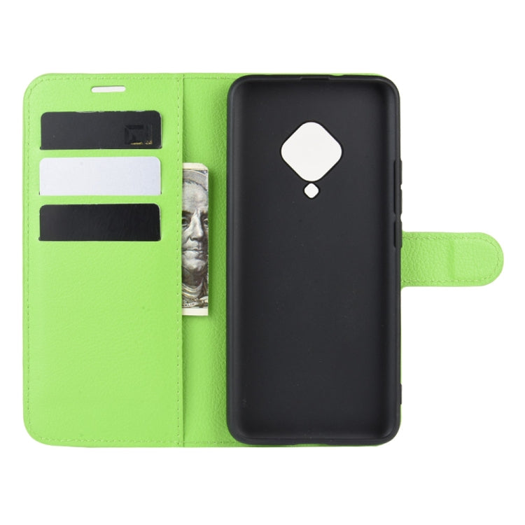 For Vivo S5 Litchi Texture Horizontal Flip Protective Case with Holder & Card Slots & Wallet