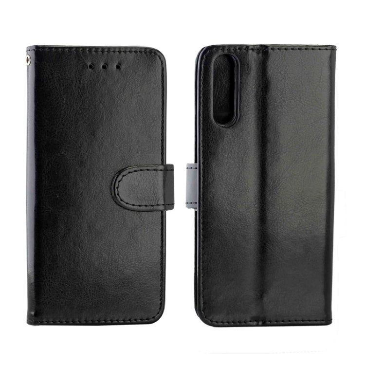 Huawei Enjoy 10 Crazy Horse Texture Leather Horizontal Flip Protective Case with Holder & Card Slots & Wallet & Photo Frame