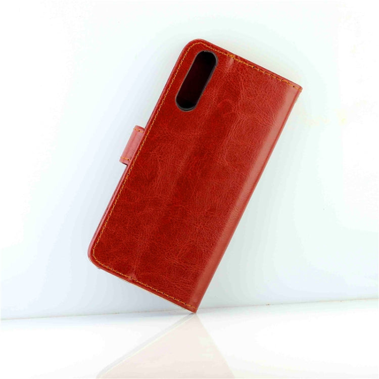 Huawei Enjoy 10 Crazy Horse Texture Leather Horizontal Flip Protective Case with Holder & Card Slots & Wallet & Photo Frame