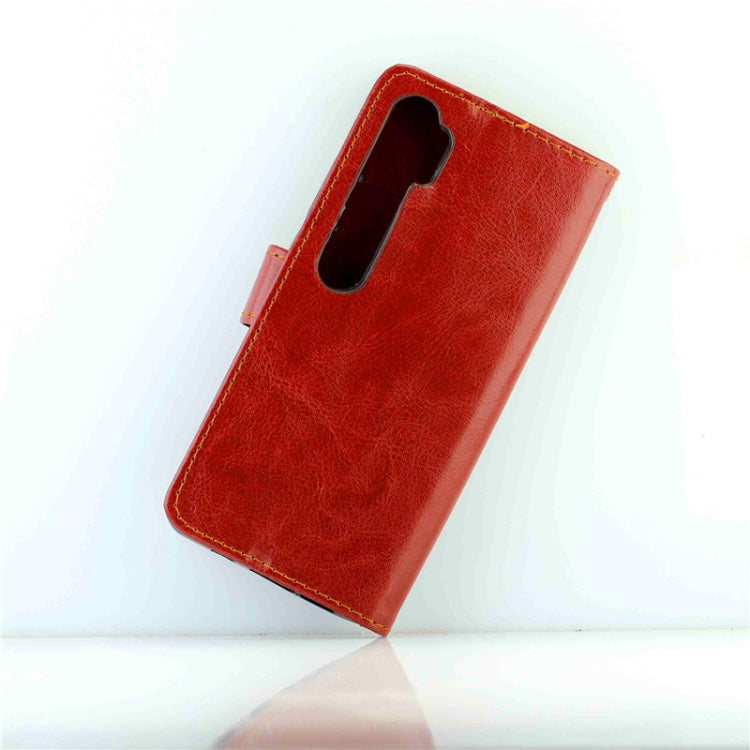 For Xiaomi Note10/CC9 Pro Crazy Horse Texture Leather Horizontal Flip Protective Case with Holder & Card Slots & Wallet & Photo Frame