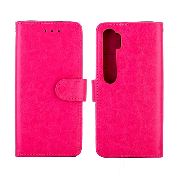 For Xiaomi Note10/CC9 Pro Crazy Horse Texture Leather Horizontal Flip Protective Case with Holder & Card Slots & Wallet & Photo Frame