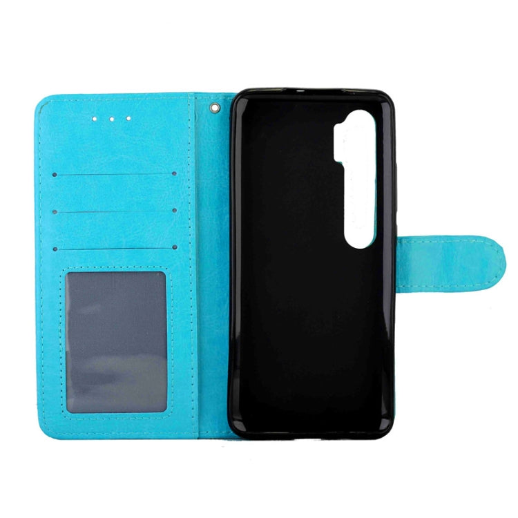 For Xiaomi Note10/CC9 Pro Crazy Horse Texture Leather Horizontal Flip Protective Case with Holder & Card Slots & Wallet & Photo Frame
