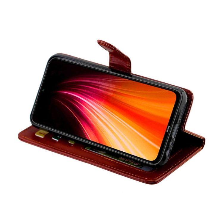 For Xiaomi Redmi Note 8T Crazy Horse Texture Leather Horizontal Flip Protective Case with Holder & Card Slots & Wallet & Photo Frame