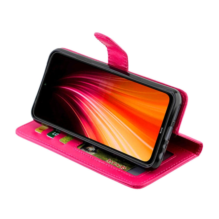 For Xiaomi Redmi Note 8T Crazy Horse Texture Leather Horizontal Flip Protective Case with Holder & Card Slots & Wallet & Photo Frame