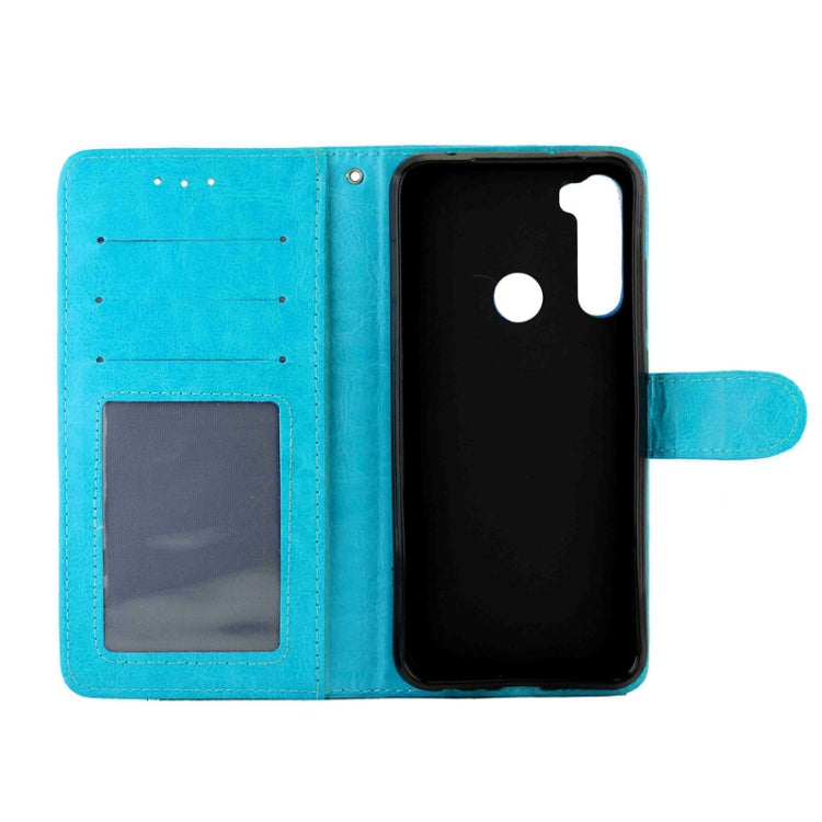 For Xiaomi Redmi Note 8T Crazy Horse Texture Leather Horizontal Flip Protective Case with Holder & Card Slots & Wallet & Photo Frame