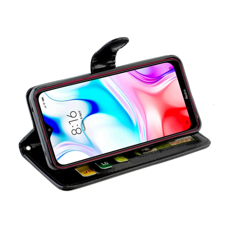 For Xiaomi Redmi 8/Redmi 8A Crazy Horse Texture Leather Horizontal Flip Protective Case with Holder & Card Slots & Wallet & Photo Frame