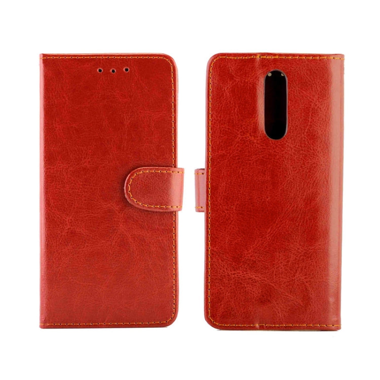 For Xiaomi Redmi 8/Redmi 8A Crazy Horse Texture Leather Horizontal Flip Protective Case with Holder & Card Slots & Wallet & Photo Frame