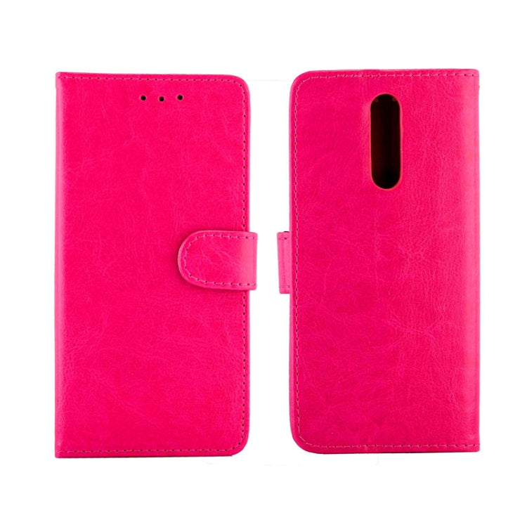 For Xiaomi Redmi 8/Redmi 8A Crazy Horse Texture Leather Horizontal Flip Protective Case with Holder & Card Slots & Wallet & Photo Frame