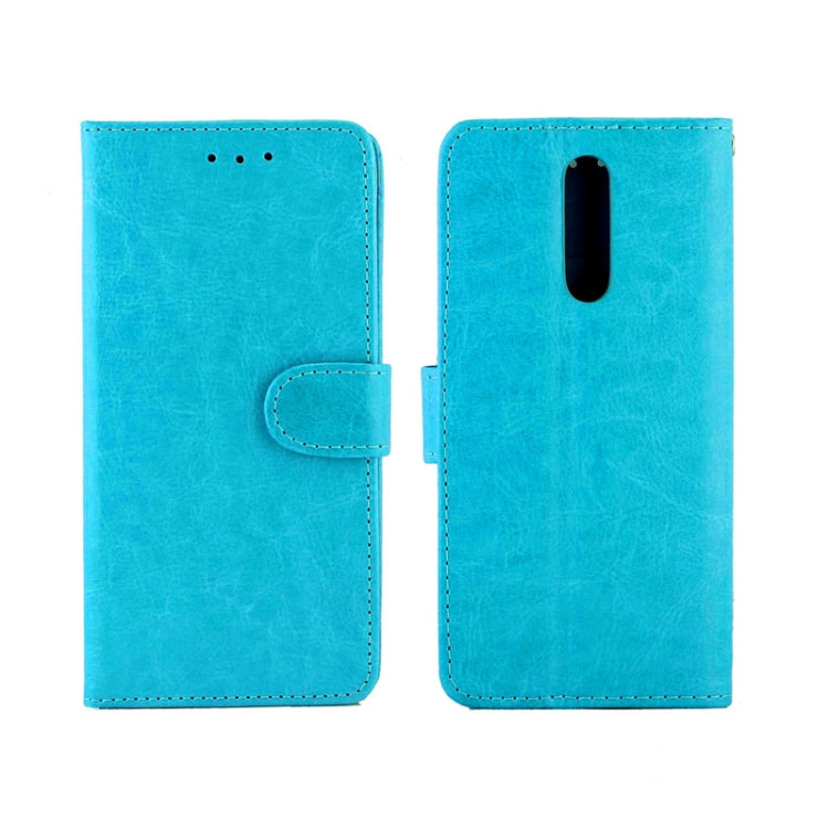 For Xiaomi Redmi 8/Redmi 8A Crazy Horse Texture Leather Horizontal Flip Protective Case with Holder & Card Slots & Wallet & Photo Frame