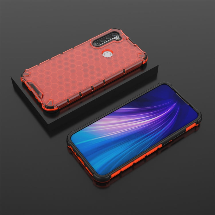 For Xiaomi Redmi Note 8T Shockproof Honeycomb PC + TPU Case