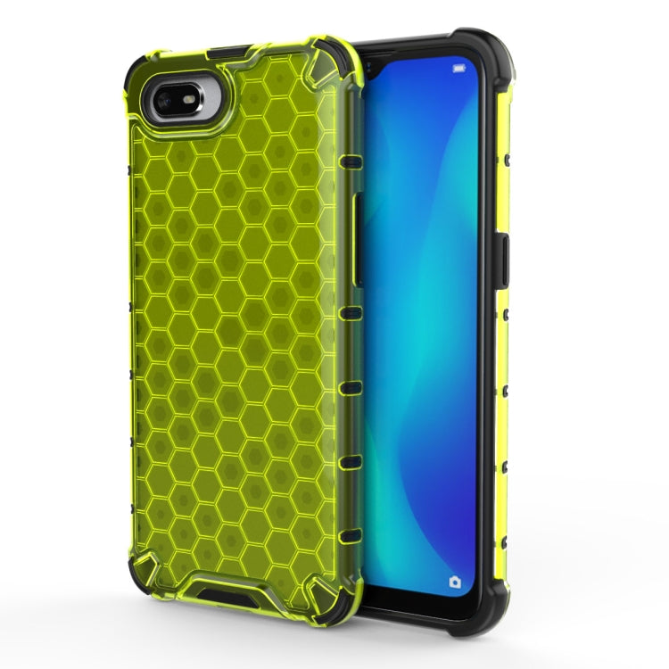 For Oppo A1k Shockproof Honeycomb PC + TPU Case
