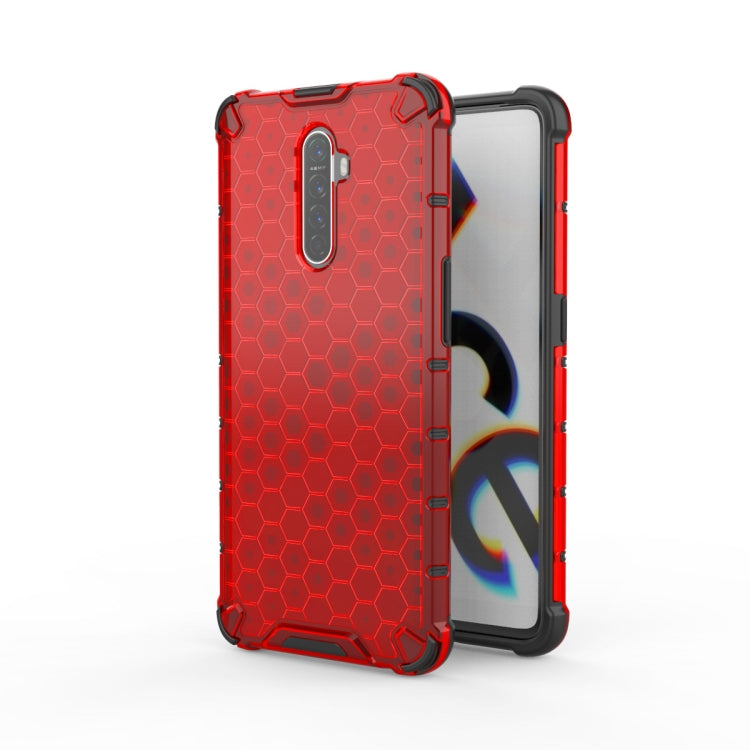 For OPPO Realme X2 Pro Shockproof Honeycomb PC + TPU Case