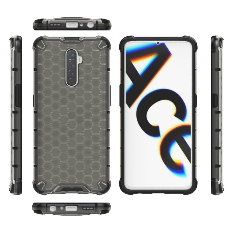 For OPPO Realme X2 Pro Shockproof Honeycomb PC + TPU Case