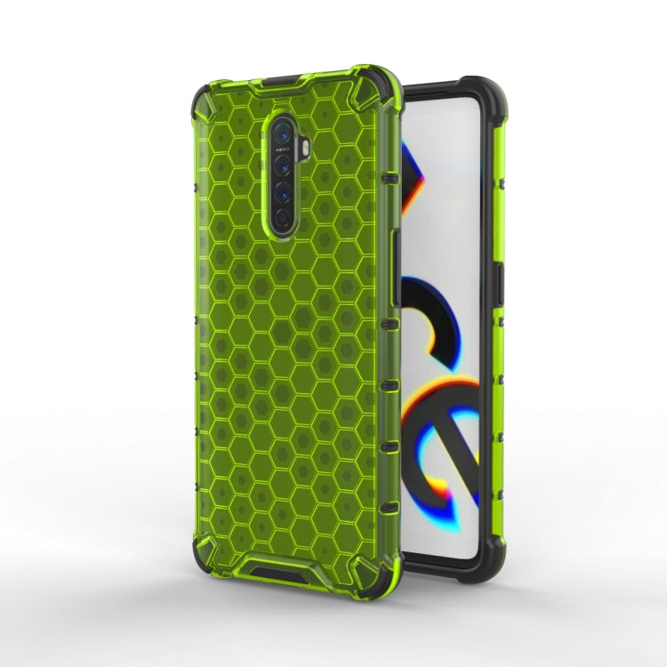 For OPPO Realme X2 Pro Shockproof Honeycomb PC + TPU Case