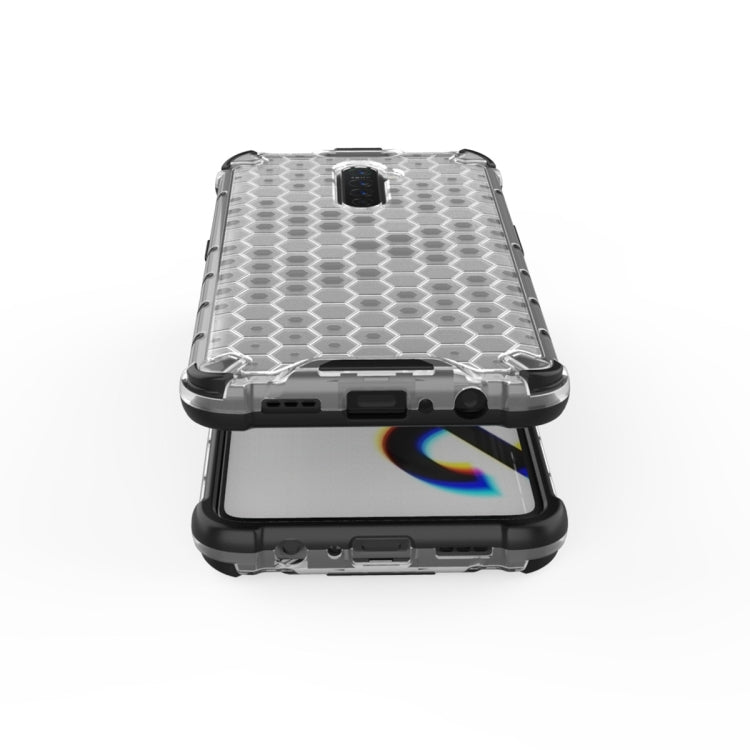 For OPPO Realme X2 Pro Shockproof Honeycomb PC + TPU Case