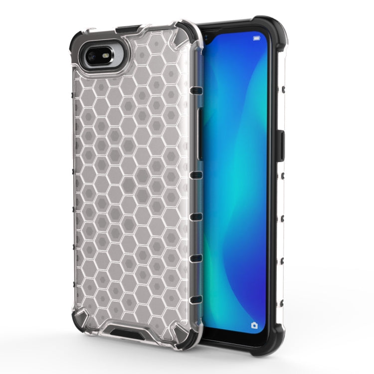 For OPPO Realme C2 Shockproof Honeycomb PC + TPU Case